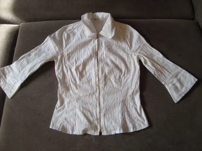 Camisa Branca Manga 7/8