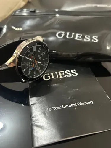 Vendo relogio GUESS RALLY BLACK RUBBER