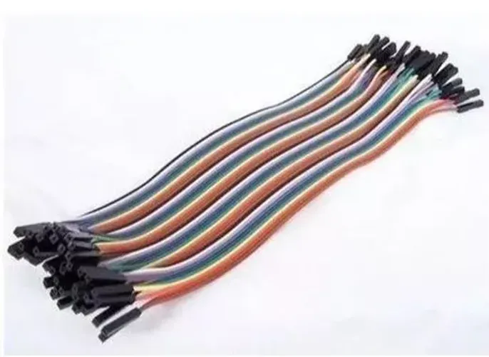 Cabo Jumper 10cm Femea X Femea 20 Unidades Arduino - Protoboard - Robotica COD-CP2 