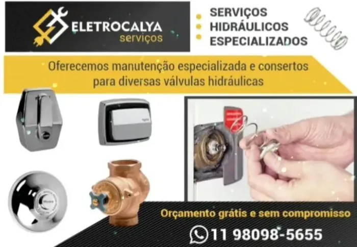 Manutenção e conserto de válvulas hidráulicas - Eletrocalya