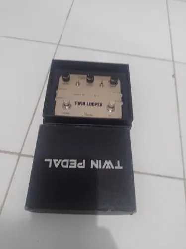 Pedal rowin twin looper para guitarra violão baixo 