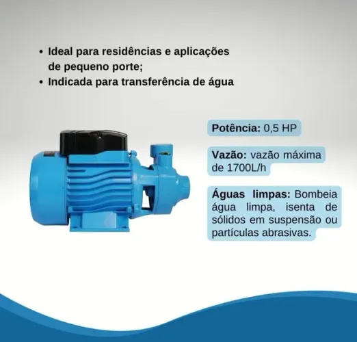 Bomba de água periférica 