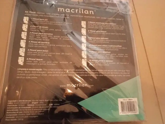 Pincel Macrilan 12 unidades 