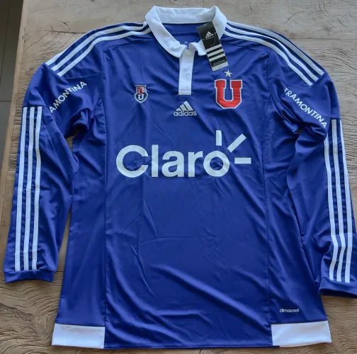 Camisa Universidad de Chile 2014 - Adidas - manga longa - nova, na etiqueta 