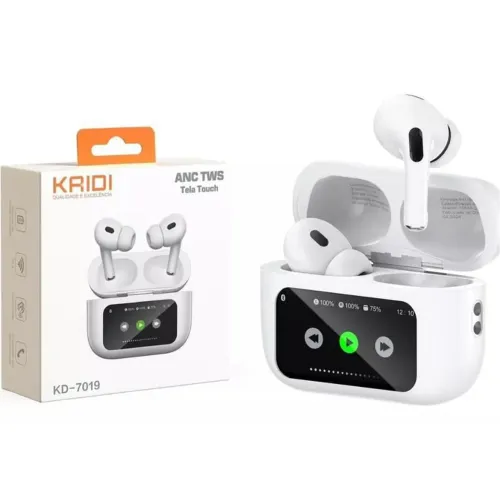 Fone bluetooth kaidi kd 7019 com cancelamento de ruído
