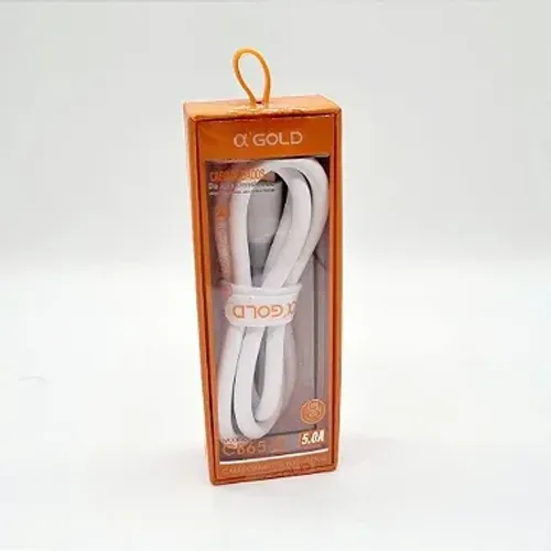 Cabo Usb para Iphone Lighting de Alta densidade Grosso 5.0A a'Gold