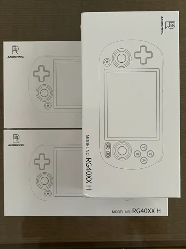 Console Rg40xxh MicroSD 128Gb (jogos)+ 32Gb (Sistema) Azul ou Cinza