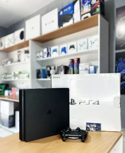 PS4 Slim 1tb c/ Garantia e Jogo