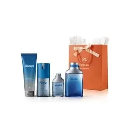 Kit Kaiak Natura - Perfume, Deo Corporal, Perfume Miniatura, Shampoo.