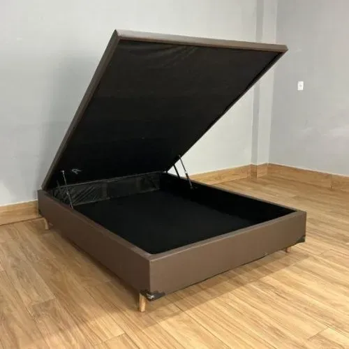 Base de Cama Baú com Amplo Espaço Interno!!lo