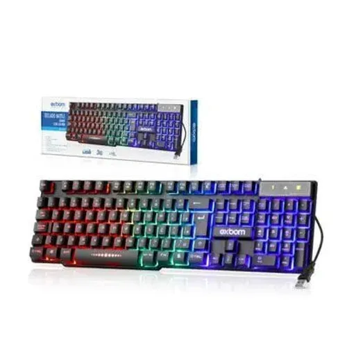 Teclado Gamer Exbom LED RGB