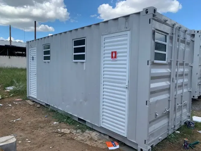 Container Banheiro WC Masculino e Feminino 6 metros
