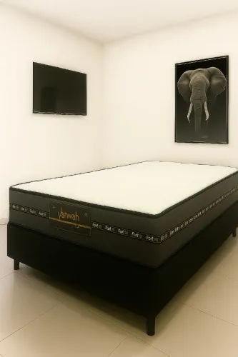 Cama casal Molas ensacadas novo na promoção hoje