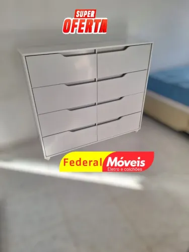 Cômoda com 8 Gavetas - Nova! - Organização e Qualidade Garantidas