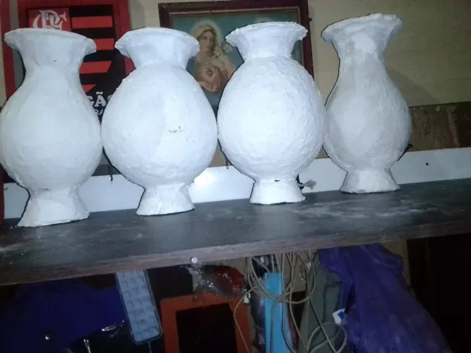 Vasos bolas pequenos artesanais*novos*!