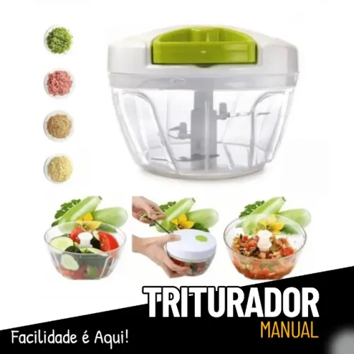 Triturador Processador de Alimentos 3 Lâminas 500ml Manual _ CS292