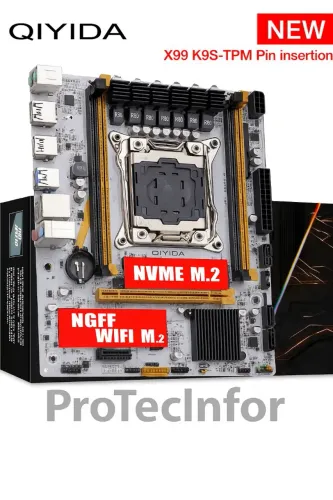 Placa Mãe Qiyida X99 K9S-TPM 2.0 nova