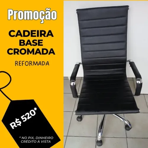 Cadeira de escritório diretor "esteirinha"