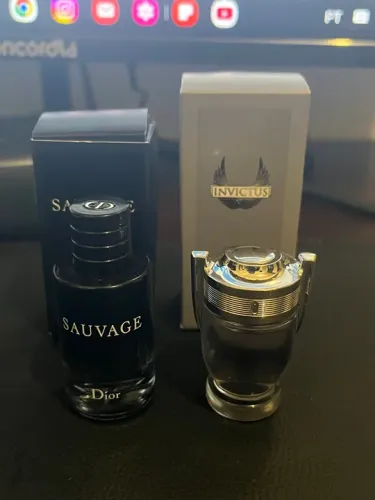 Miniaturas Perfume Masculino - Dior Sauvage e Invictus