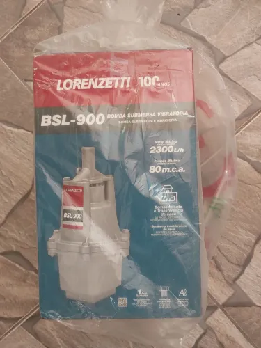 Bomba D'água lorenzetti BSL 900