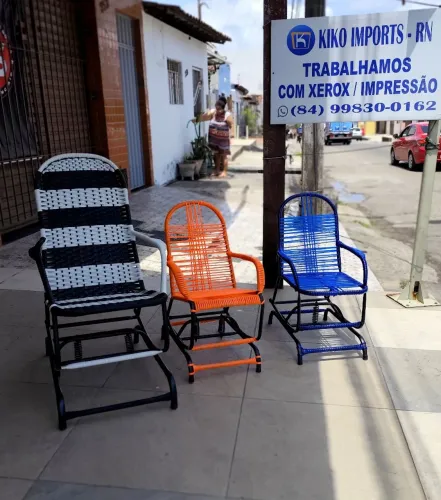Cadeira de Balanço de fibra 