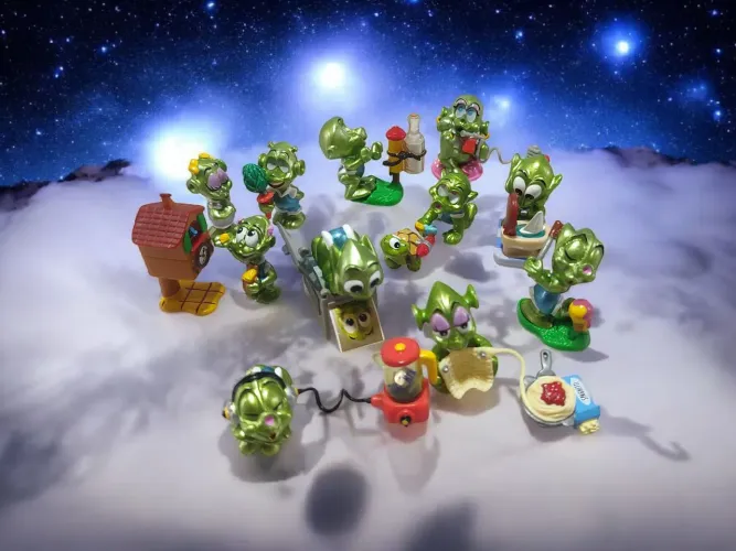 Extralunáticos (2001) - Kinder Ovo - FERRERO - Coleção Completa