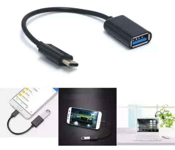 Adaptador Otg USB-C para USB - Transfira arquivos rapidamente!