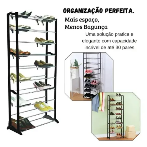 Sapateira Organizadora Multiuso para 20 Pares