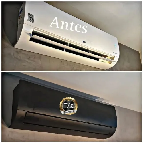  plotagem em Ar condicionado 