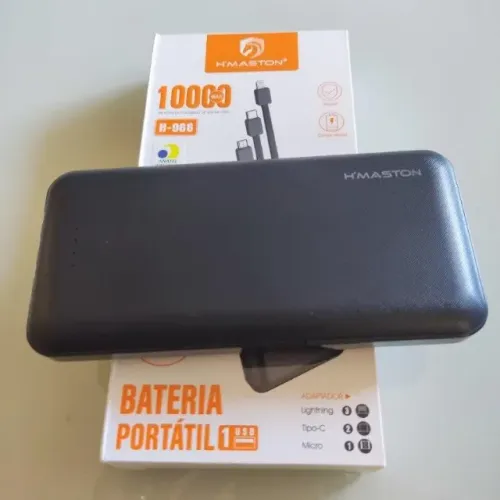 (Novo) Power Bank H'maston 10000mAh Original