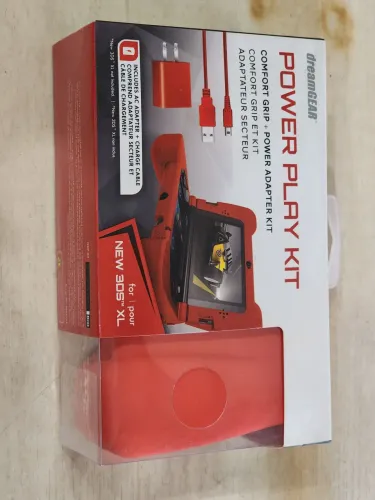 Case de new 3ds XL com carregador bivolt