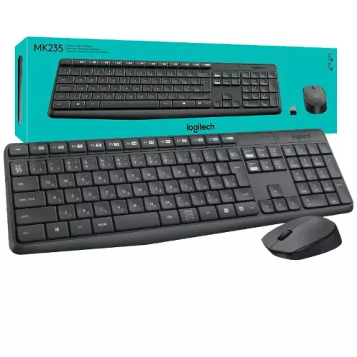 Kit Teclado e Mouse sem fio Logitech MK235