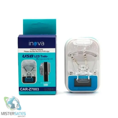 Carregador Universal De Bateria Lcd Digital Com Usb Inova - Car-z7003 - COD 1016