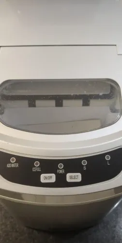 Máquina De Gelo Polar-Ice Maker-Prata-15kg dia