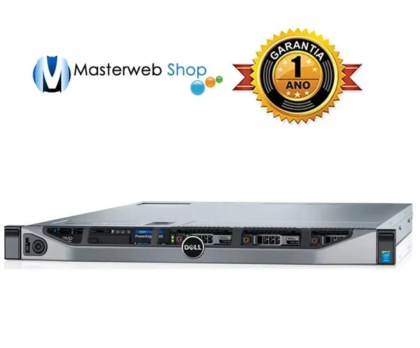 Servidor Dell R630 - 2 Processadores 12 Cores - 128GB DDR4 - 1.8TB de HD SAS