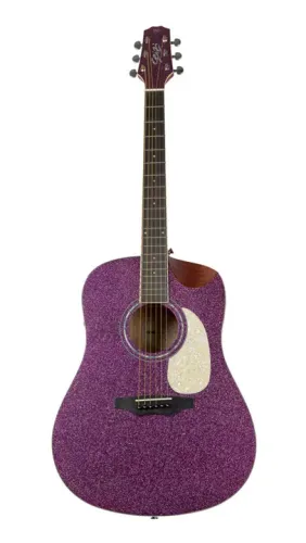 Violão Seizi Originals Mirai Akira Purple Sparkle (Com efeitos)