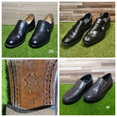 Sapatos Couro Legítimo Tam 38