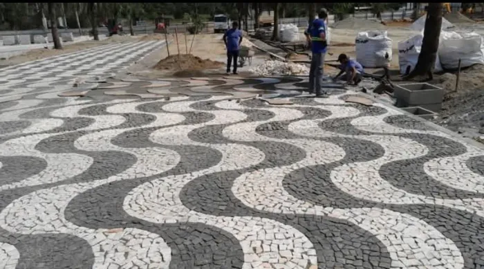 Revestimento em Pedra Portuguesa para calçada