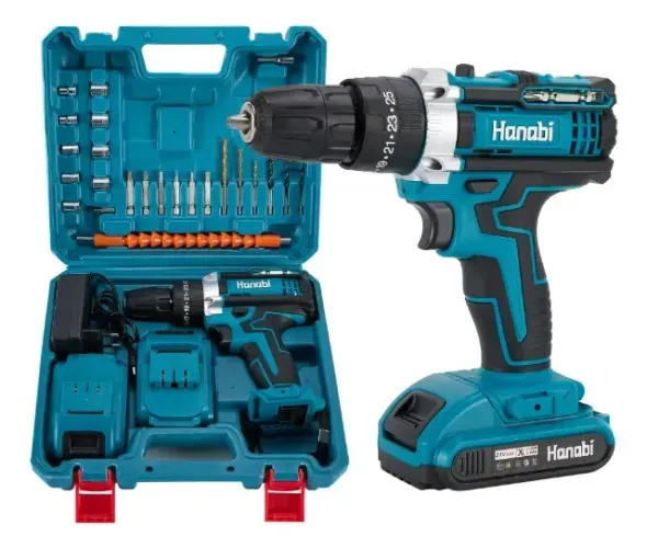 Parafusadeira e Furadeira de Impacto Hanabi 21V