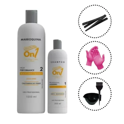 Kit Marroquina On1 - Shampoo e Máscara - Super Oferta!