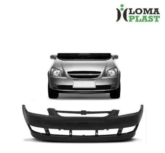Para-Choque Dianteiro Chevrolet Corsa Classic Preto 2010/2017