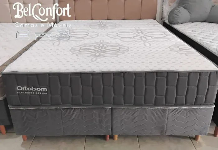 CAMA QUEEN ORTOBOM 5 ANOS DE GARANTIA