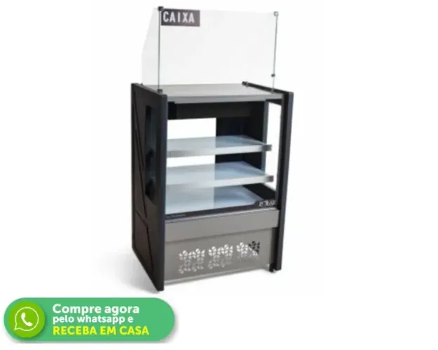 Balcão Caixa com Gaveta Polar 80Cm