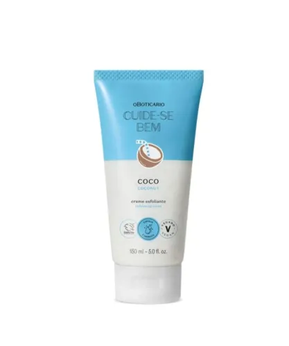 Creme Esfoliante Corporal Cuide-se Bem Feira Coco 150ml