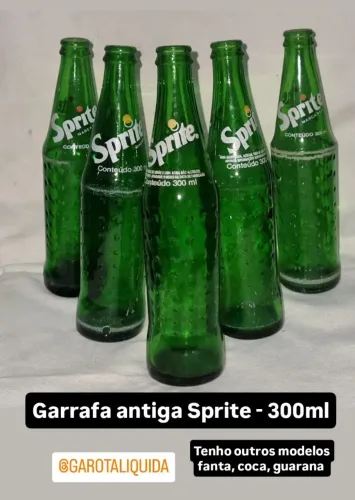 Antiguidade garrafa de sprite 300ml