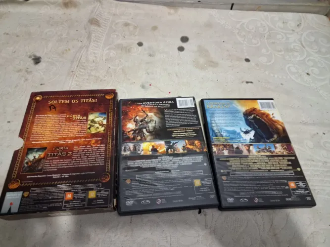 Fúria de Titãs - Trilogia em DVD valor unitário 