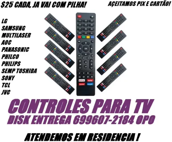 CONTROLES PARA TV