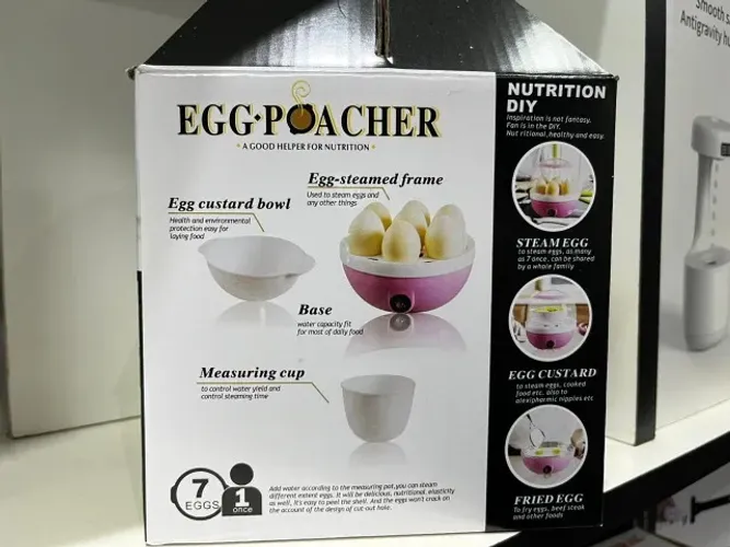 Cozedor De Ovos Elétrico 7 ovos Prepare Ovos Perfeitos Rapidamente Loja Coimbra Entregamos