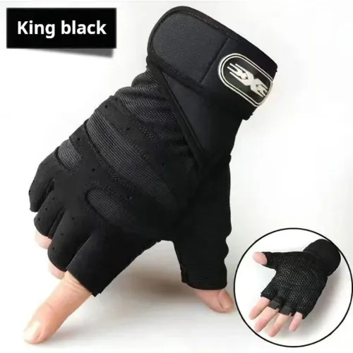 Luvas de Musculação King Black