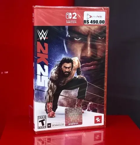 Nintendo Switch 2 Jogo WWE 2K25 - Code in Box - Produto Novo Com Garantia da Loja